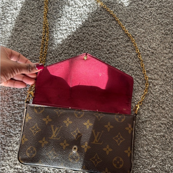 Used Louis Vuitton Felicie Pochette - authentic - Picture 5 of 6